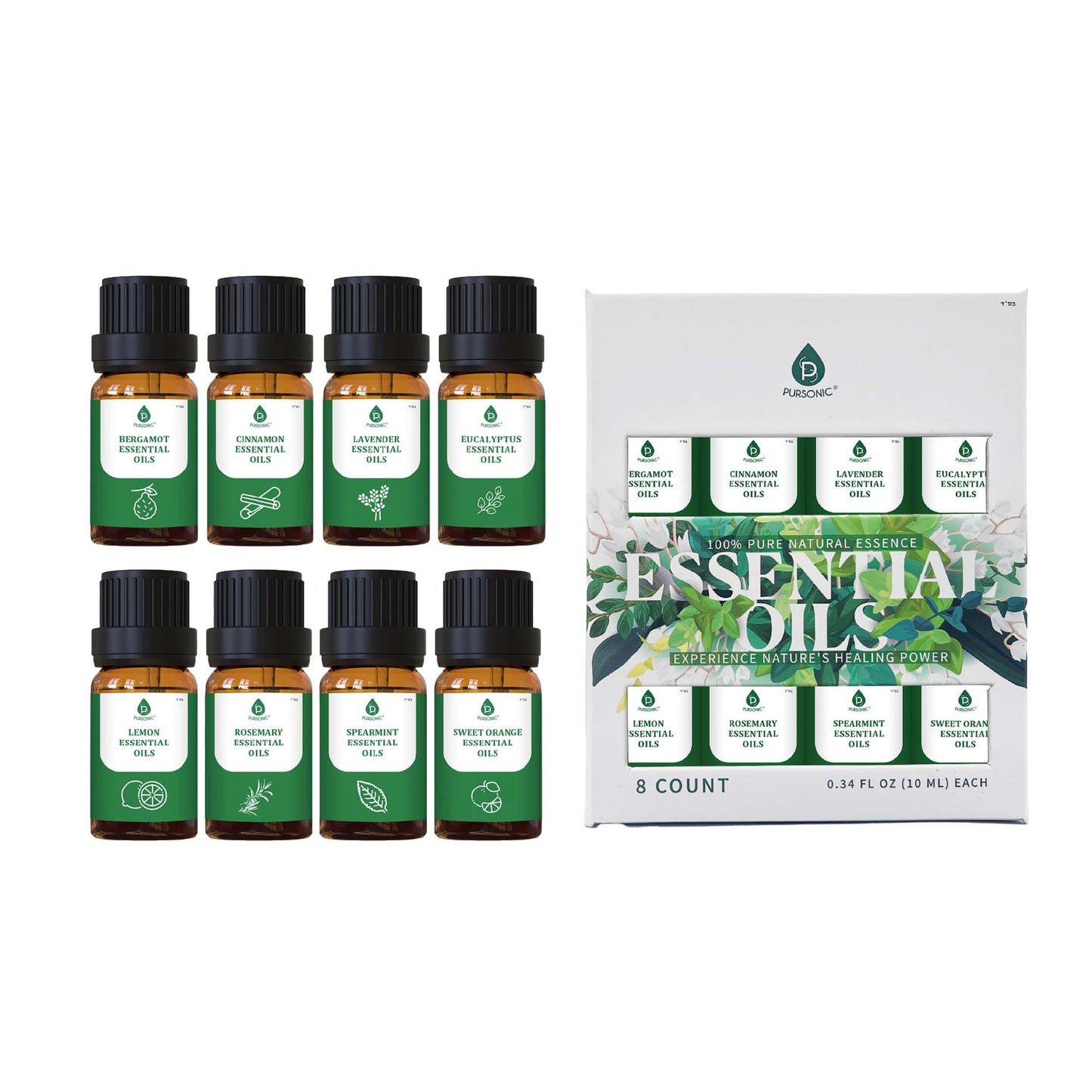 ๐ฟ 100% Pure Natural Essence Essential Oils Collection โ Aromatherapy at Its Finest! ๐ฟ