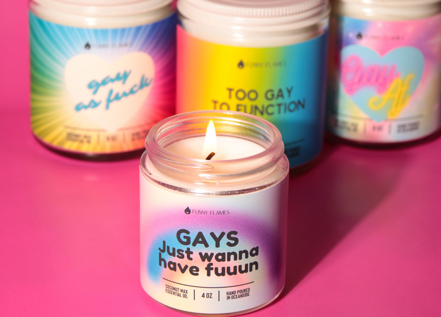 Gays Just Wanna Have Fun -LGBTQ Pride Limited Edition Candle