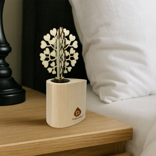 3D Wooden Tree Reed Diffuser with Lavender Essential Oil