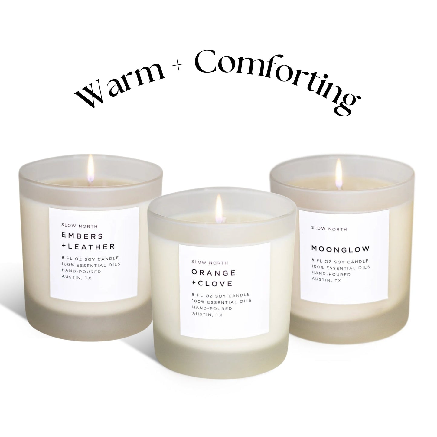 Warm + Comforting Trio - Signature Candle Bundle