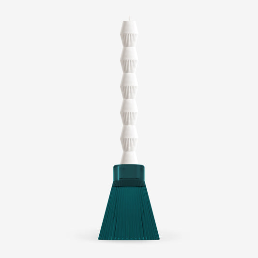 ZAI Geometric Pillar Candle in Ivory