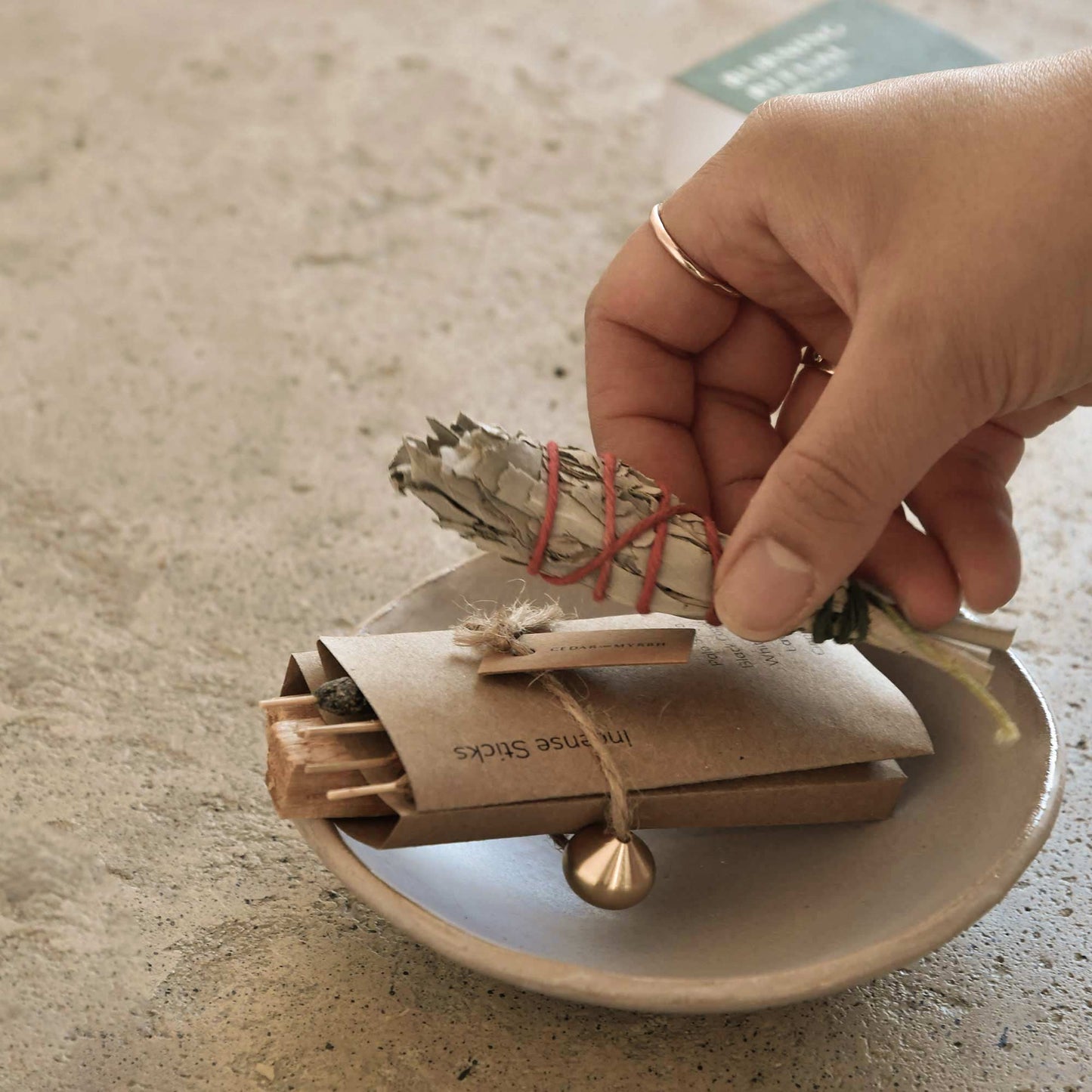 Sacred Burning Ritual Kit - Incense, Palo Santo & Sage